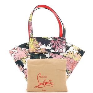 Christian Louboutin Loubishore Tote Floral Canvas Large